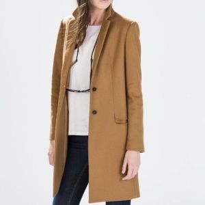 Tan Zara coat XS